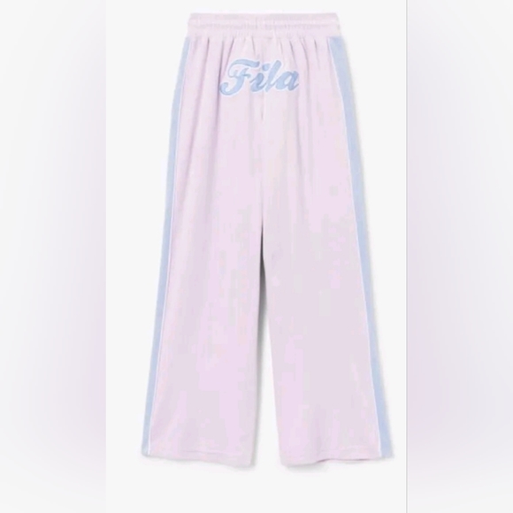 New Fila Valery Velour Track Pant 1X ORCHARD BOUQUET Drawstring NWT - Picture 3 of 12